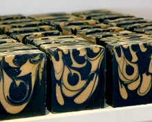 Load image into Gallery viewer, Lady MacBeth Charcoal Facial Soap • Turmeric & Pure Essential Oils • For Sensitive & Acne Prone Skin