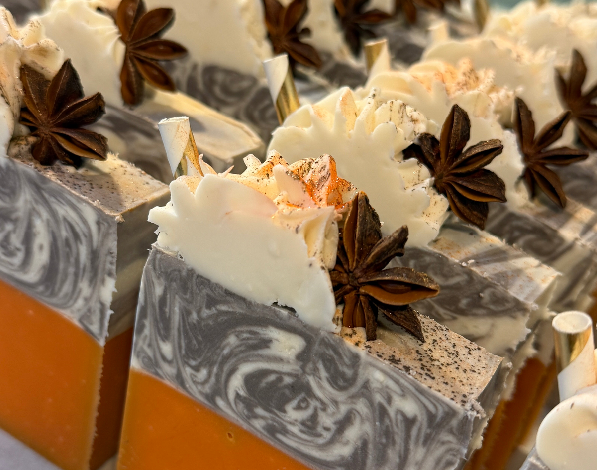 Pumpkin Spice Latte Soap | Handmade Vegan Autumn Soap
