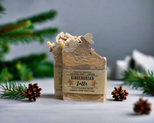 Load image into Gallery viewer, Gingerbread Latte- handmade vegan soap