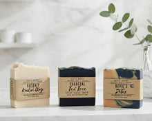 Load image into Gallery viewer, Bestselling Facial Soap Gift Set | Activated Charcoal & Kaolin Clay | Letterbox Gift