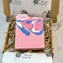 Load image into Gallery viewer, Fairy Farts Gentle Soap • Blue Raspberry and Summer Fruit Fragrance • With Sweet Almond Oil