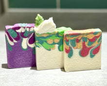 Load image into Gallery viewer, Christmas Soap Gift Set • Vegan Handmade Soap Trio • Festive Letterbox Gift Box
