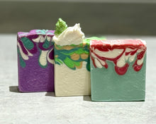 Load image into Gallery viewer, Christmas Soap Gift Set • Vegan Handmade Soap Trio • Festive Letterbox Gift Box