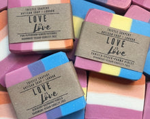 Load image into Gallery viewer, Love is Love • LGBTQ+ Pride Flag Themed Vegan Soap • With Shea Butter and Avocado Oil