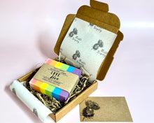 Load image into Gallery viewer, Love is Love • LGBTQ+ Pride Flag Themed Vegan Soap • With Shea Butter and Avocado Oil