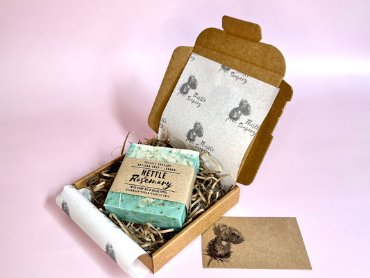 Nettle & Rosemary Soap • Hemp Seed Oil • For Problem-Prone Skin