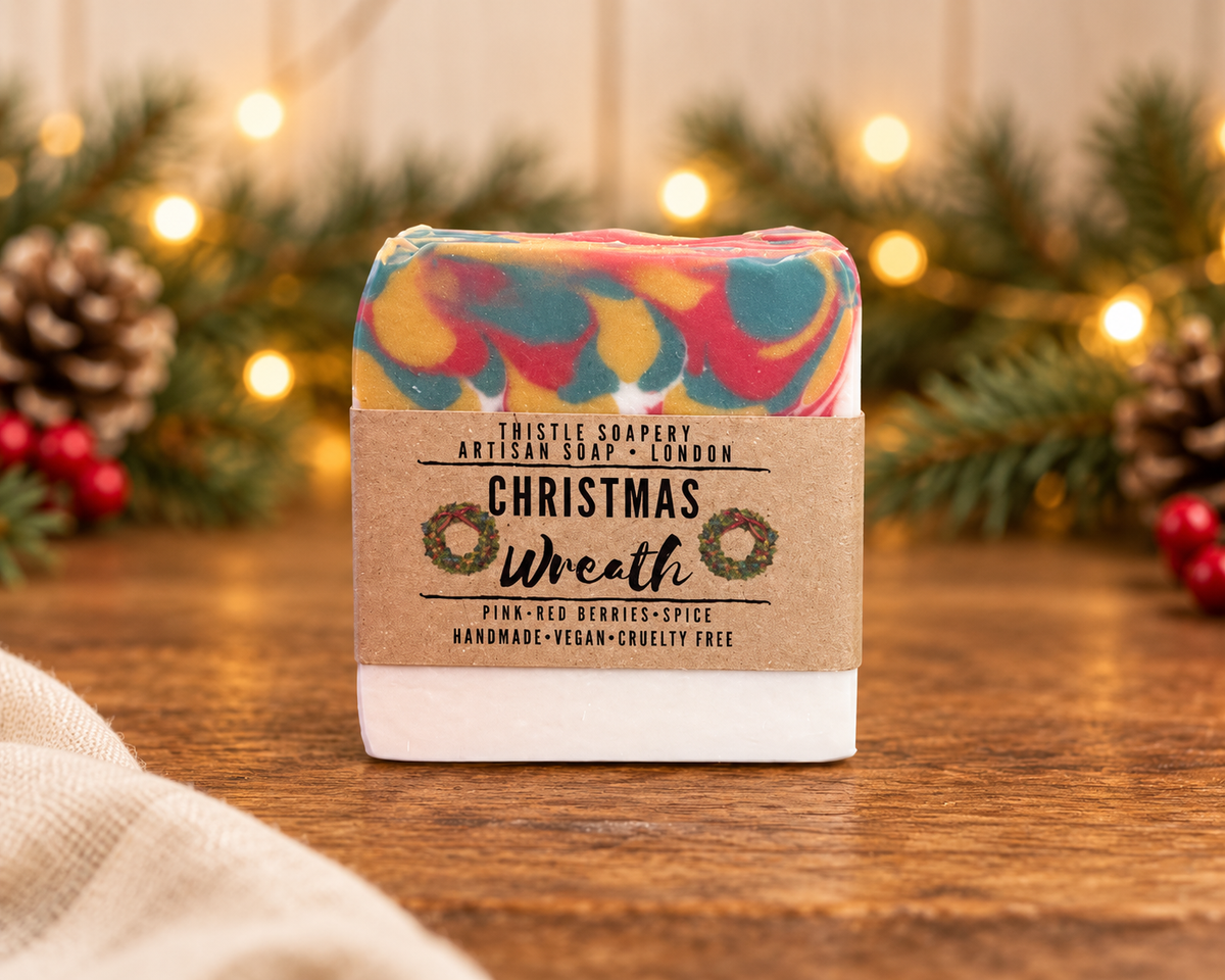 Christmas Wreath – Handmade Vegan Christmas Soap