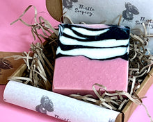 Load image into Gallery viewer, Cherry Bomb Soap with Activated Charcoal
