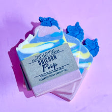 Load image into Gallery viewer, Unicorn Poop Gentle Soap • Vanilla Peach &amp; Parma Violet Fragrance • With Sweet Almond Oil
