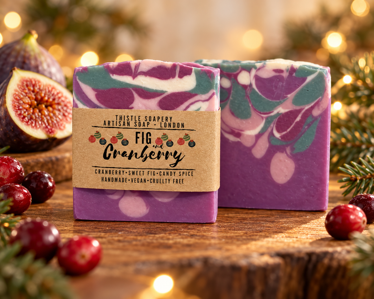 Deck the Halls - Festive Vegan Soap Gift Set | 3 Handmade Christmas Soaps