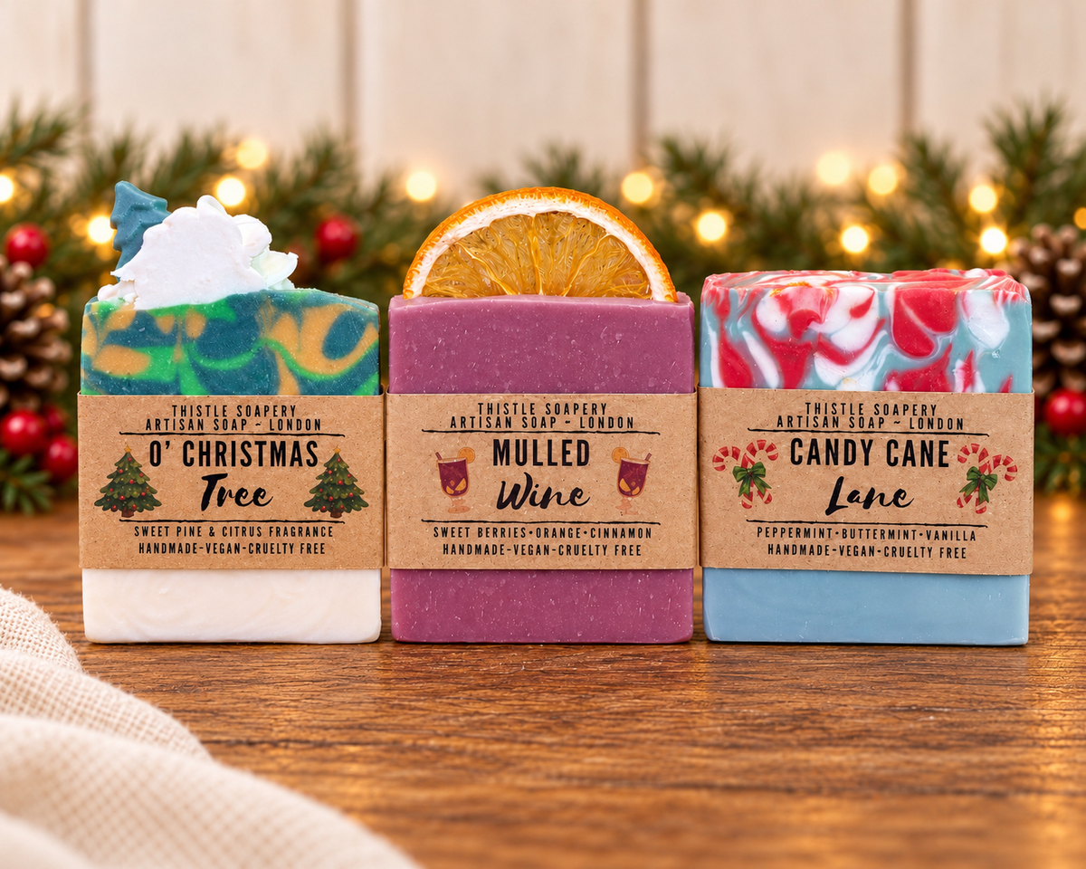 O’ Christmas Tree - Festive Vegan Soap Gift Set | 3 Handmade Christmas Soaps (Copy)