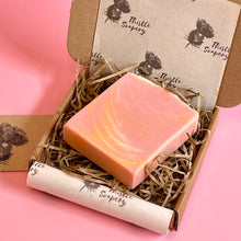 Load image into Gallery viewer, Pink Grapefruit &amp; Passion Seed Oil Soap • With Coconut Milk and Pure Essential Oils • For Sensitive Skin
