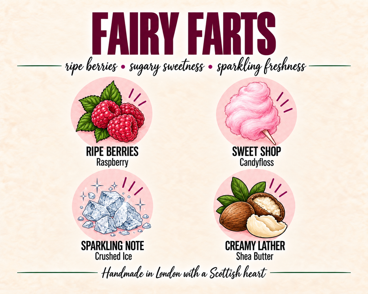Unicorn Poop & Fairy Fart Gift Set • 2 100g Bars • Perfect Letterbox Gift