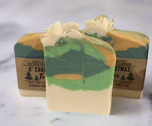 Load image into Gallery viewer, O&#39; Christmas Tree Festive  Soap • Handmade &amp; Vegan • With Grapeseed Oil and Shea Butter
