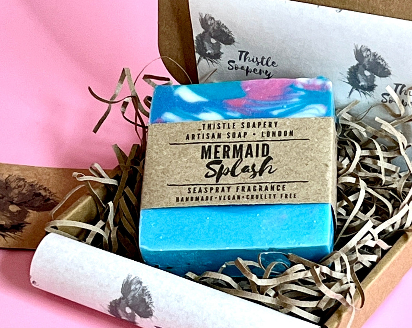 Mermaid Splash Seaspray Fragranced Soap • With Sweet Almond Oil • For Dry Skin