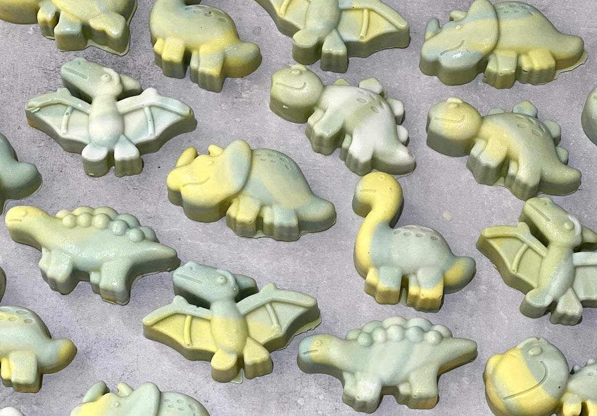 Soapasaurus Dinosaur Soap | Lime, Basil & Mandarin Vegan Soap