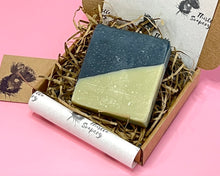 Load image into Gallery viewer, Green Clay &amp; Charcoal Facial Soap • With Kaolin Clay and Essential Oils • Deep Pore Cleansing
