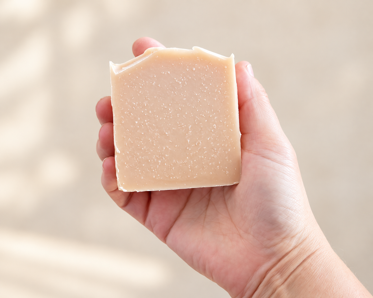 Rosehip & Kaolin Clay Facial Soap • With Pure Essential Oils