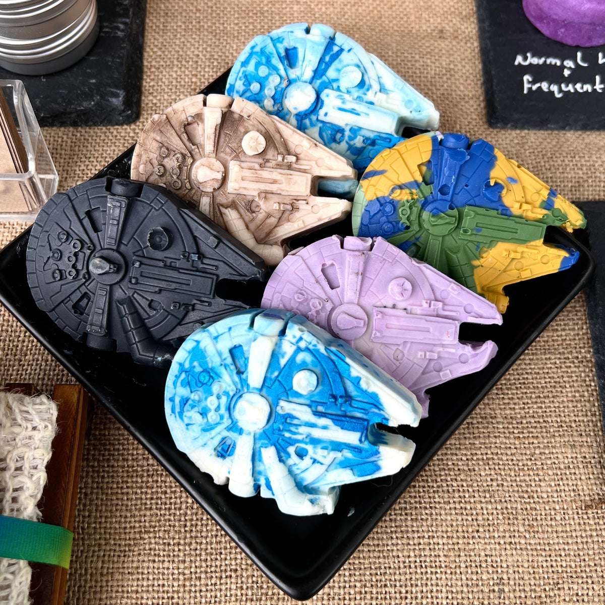 Millennium Falcon Themed Vegan Soap
