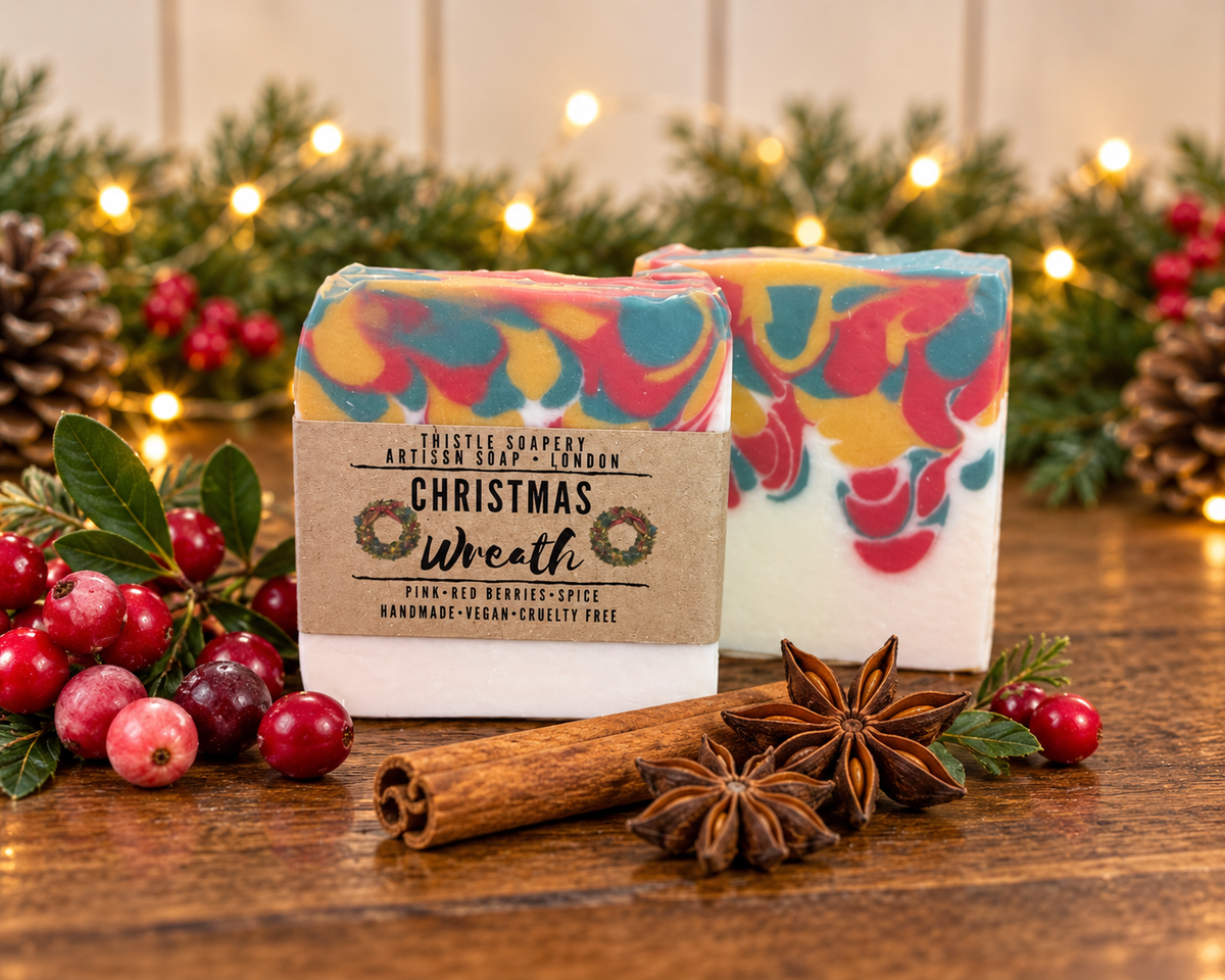 Christmas Wreath – Handmade Vegan Christmas Soap