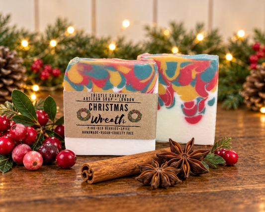 Christmas Wreath – Handmade Vegan Christmas Soap