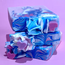 Load image into Gallery viewer, Fairy Farts Gentle Soap • Blue Raspberry and Summer Fruit Fragrance • With Sweet Almond Oil
