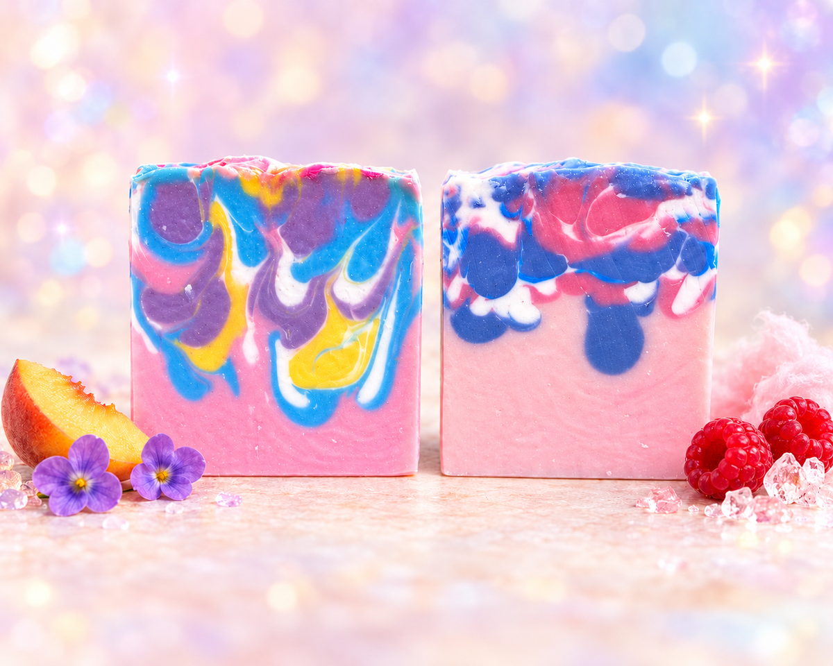 Unicorn Poop & Fairy Fart Gift Set • 2 100g Bars • Perfect Letterbox Gift