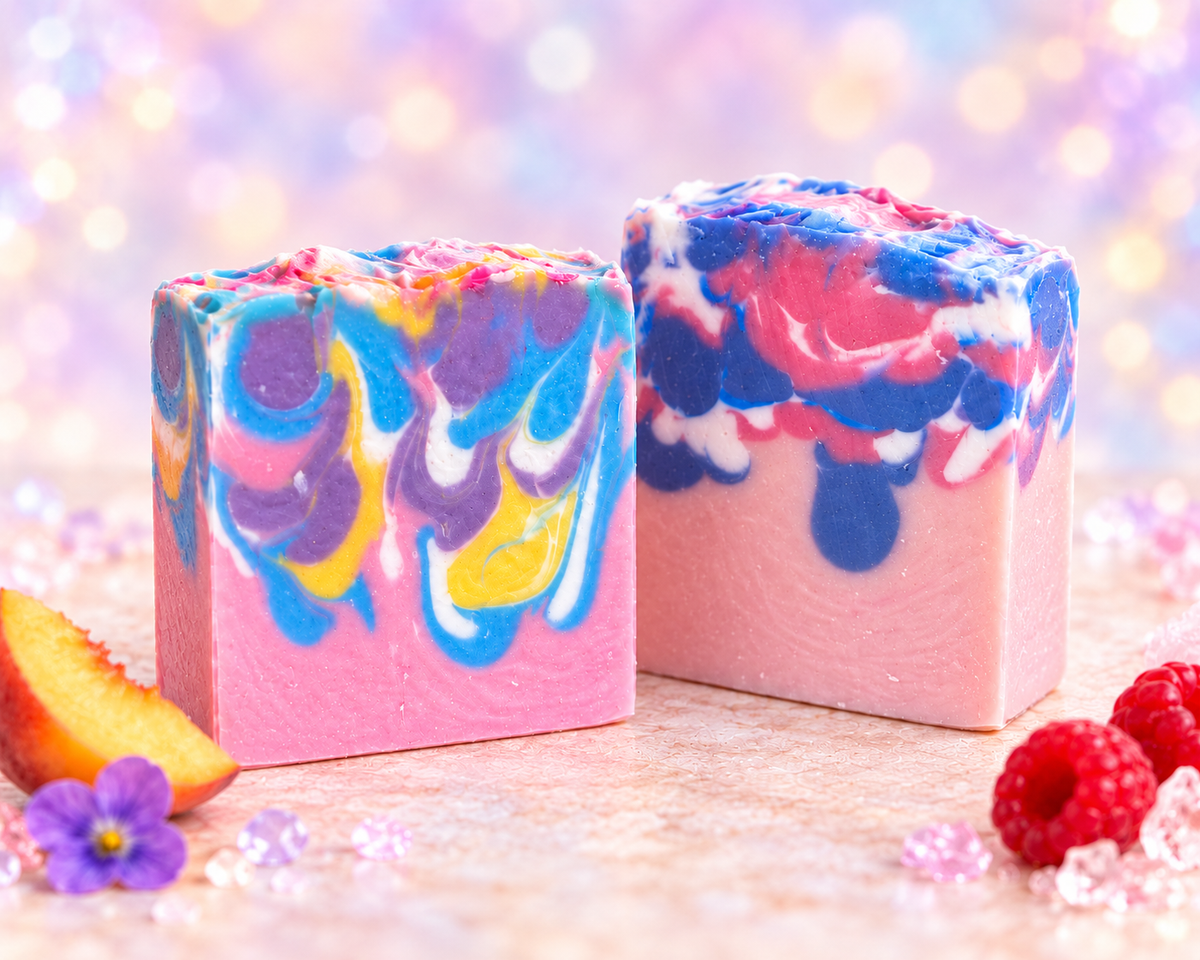Unicorn Poop & Fairy Fart Gift Set • 2 100g Bars • Perfect Letterbox Gift