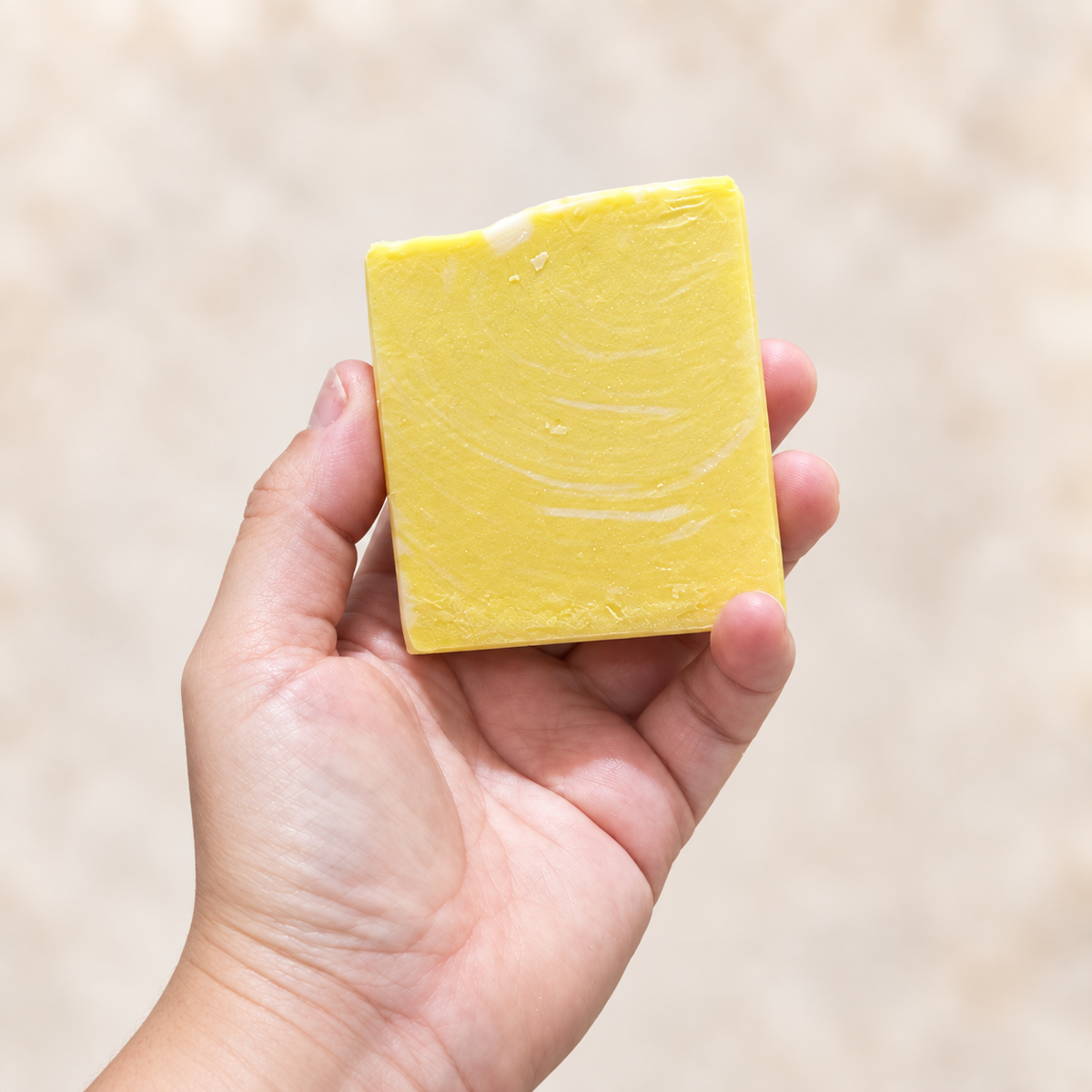 Lemon & Lemongrass Soap • With Coconut Milk and Essential Oils • For Sensitive & Dry Skin