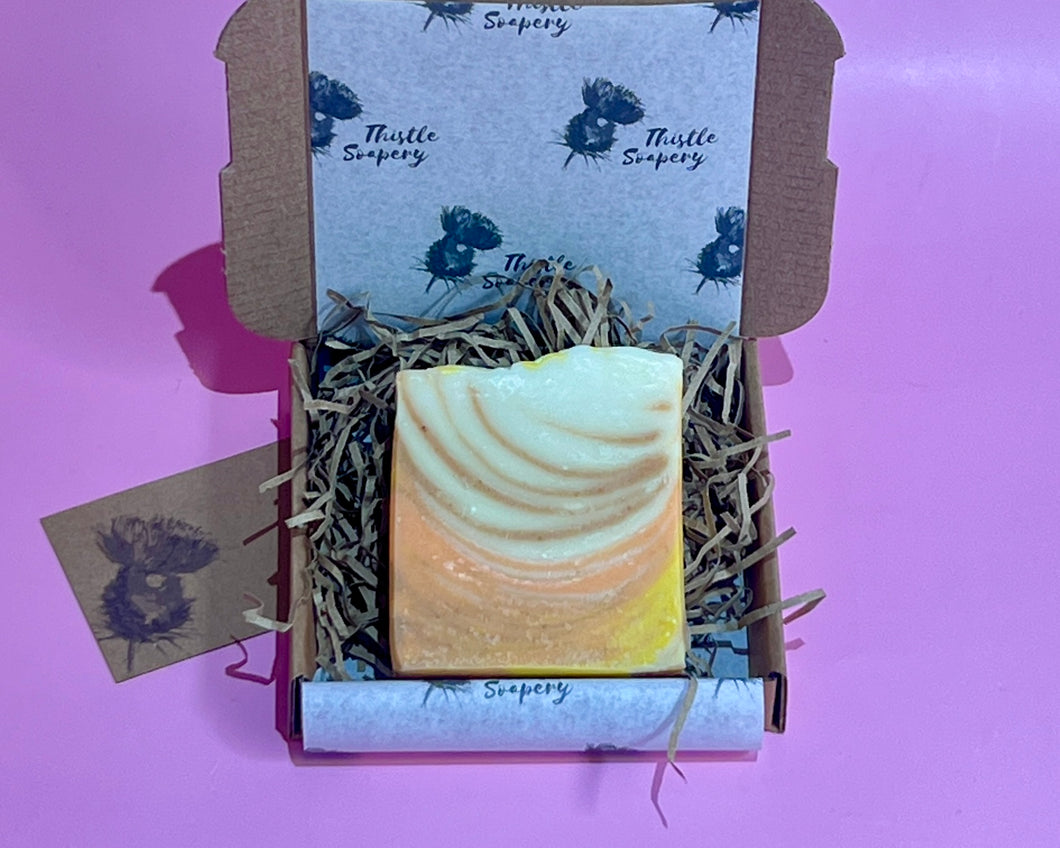 Amber & Patchouli Fragrance Soap with Turmeric