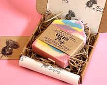 Load image into Gallery viewer, Unicorn Poop Gentle Soap • Vanilla Peach &amp; Parma Violet Fragrance • With Sweet Almond Oil
