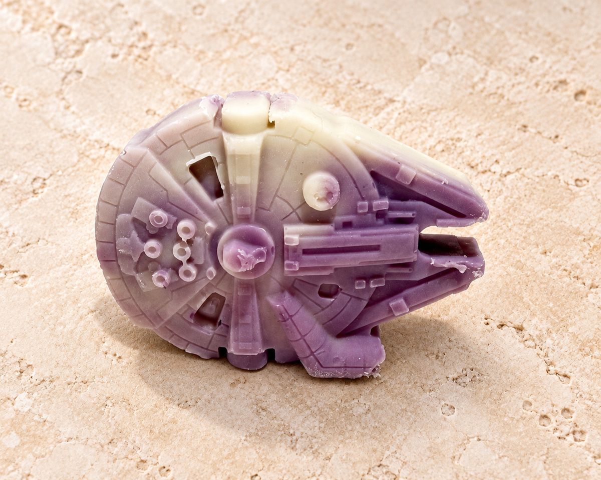 Millennium Falcon Themed Vegan Soap