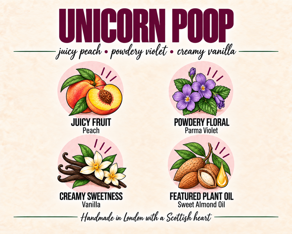 Unicorn Poop & Fairy Fart Gift Set • 2 100g Bars • Perfect Letterbox Gift