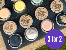 Load image into Gallery viewer, Soap on the Go • Our Bestselling Soaps in Miniature • With Aluminium Travel Tin
