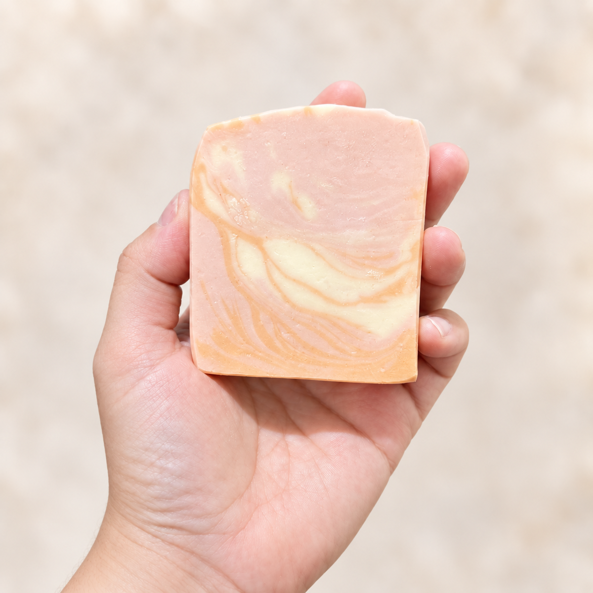 Pink Grapefruit & Passion Seed Oil Soap • With Coconut Milk & Essential Oils • For Sensitive Skin