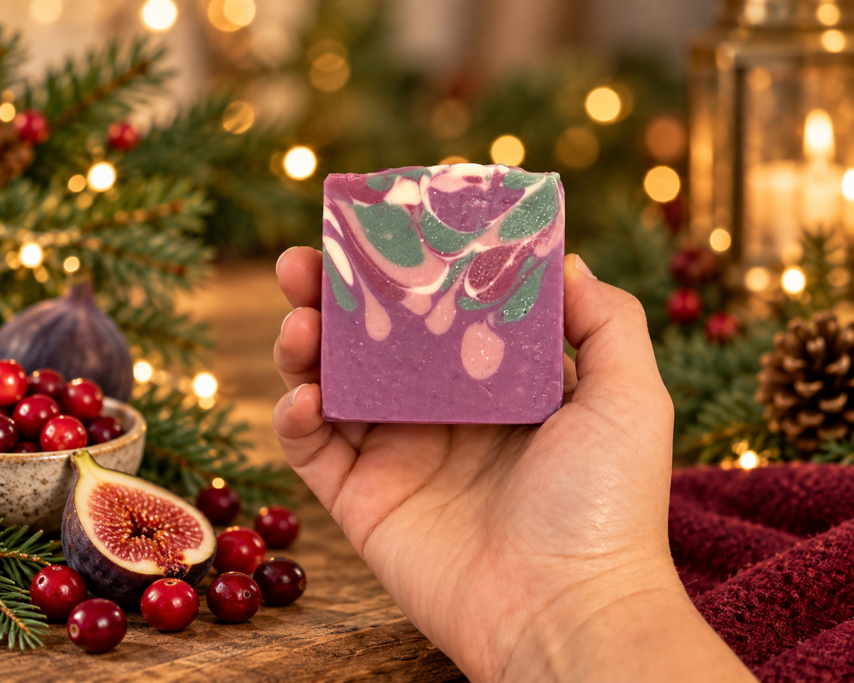 Deck the Halls - Festive Vegan Soap Gift Set | 3 Handmade Christmas Soaps