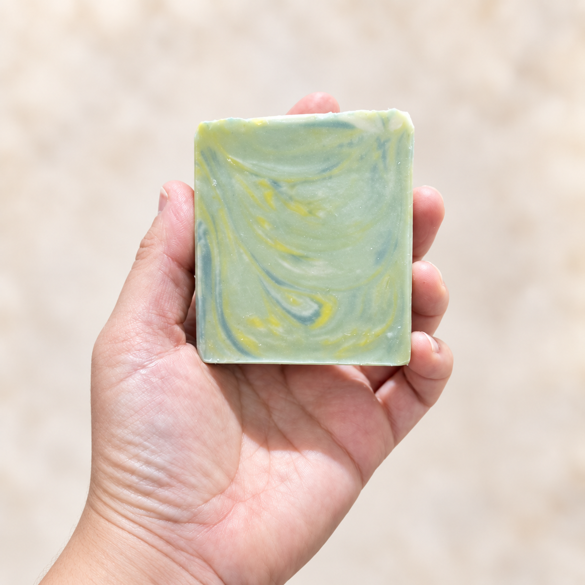Lime, Basil & Mandarin Fragranced Soap • With Shea Butter and Sweet Almond Oil