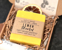 Load image into Gallery viewer, Lemon Sherbet- Coconut Milk Soap
