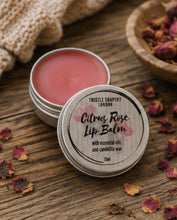 Load image into Gallery viewer, Essential Oil Lip Balm with Cocoa Butter &amp; Candelilla Wax
