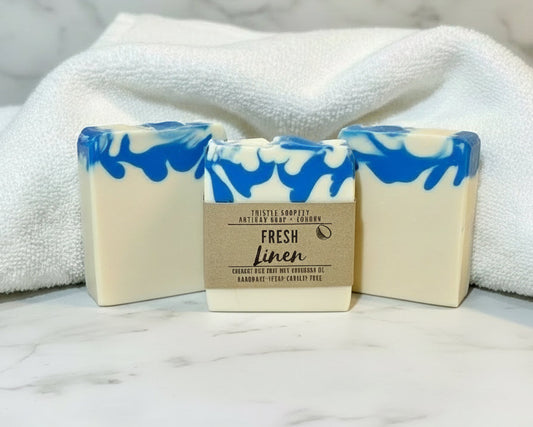 Fresh Linen Coconut Milk Soap • Grapeseed Oil • For Dry Skin