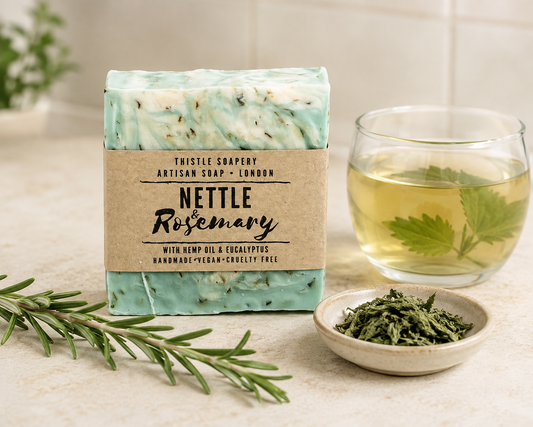 Nettle & Rosemary Soap • Hemp Seed Oil • For Problem-Prone Skin