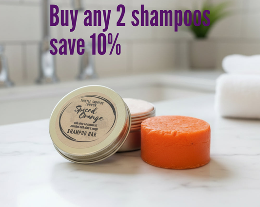 Shampoo for Frequent Use/ Normal Hair • Sweet Orange, Cinnamon & Clove