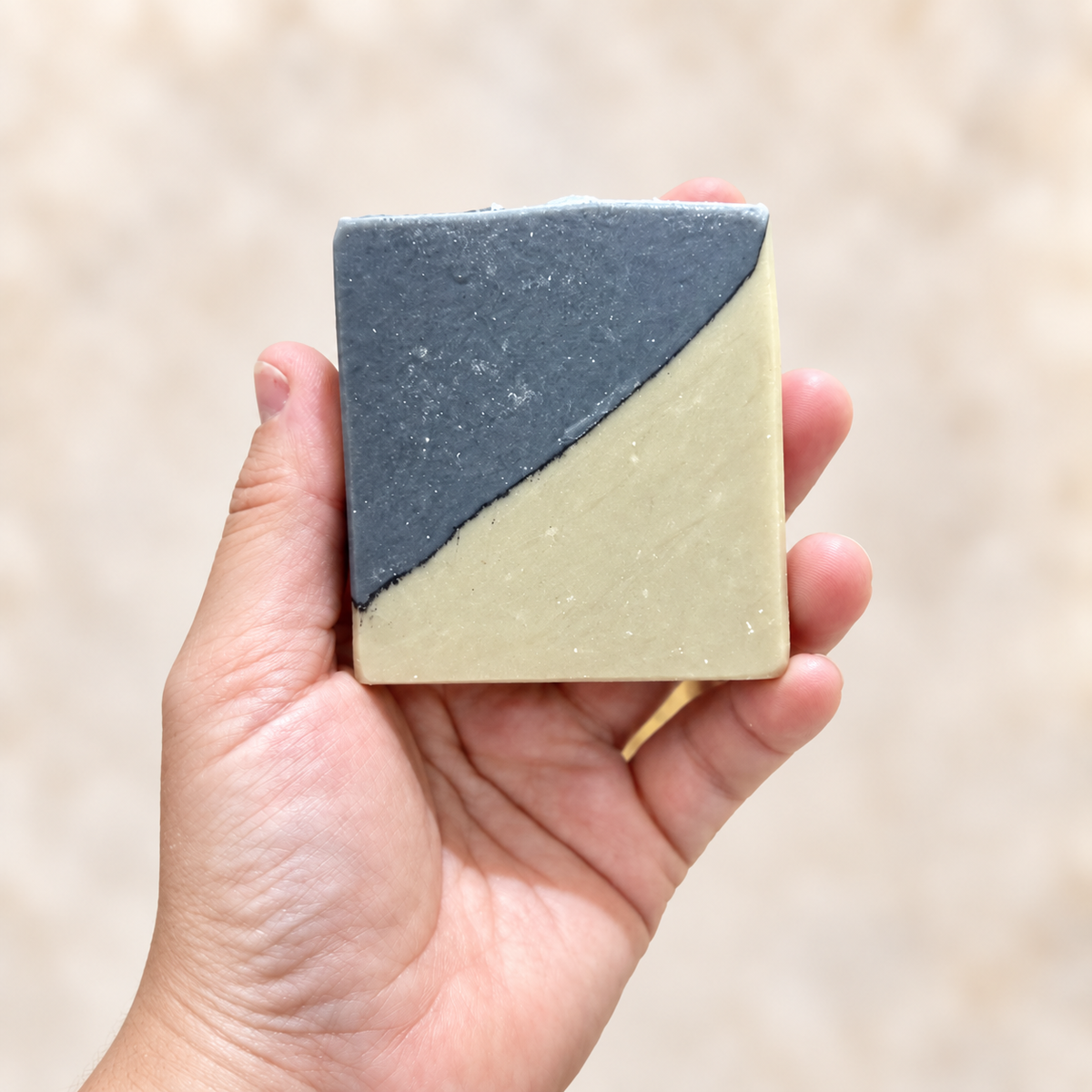 Bergamot & Black Pepper Facial Soap • Green Clay & Charcoal • For Combination Skin