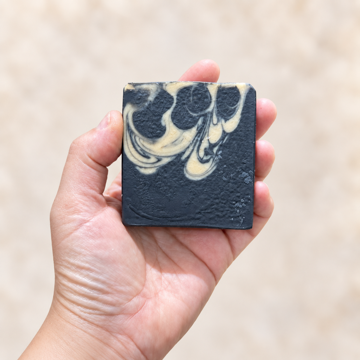 Lady MacBeth Charcoal Facial Soap • Turmeric & Essential Oils • For Breakout Prone Skin