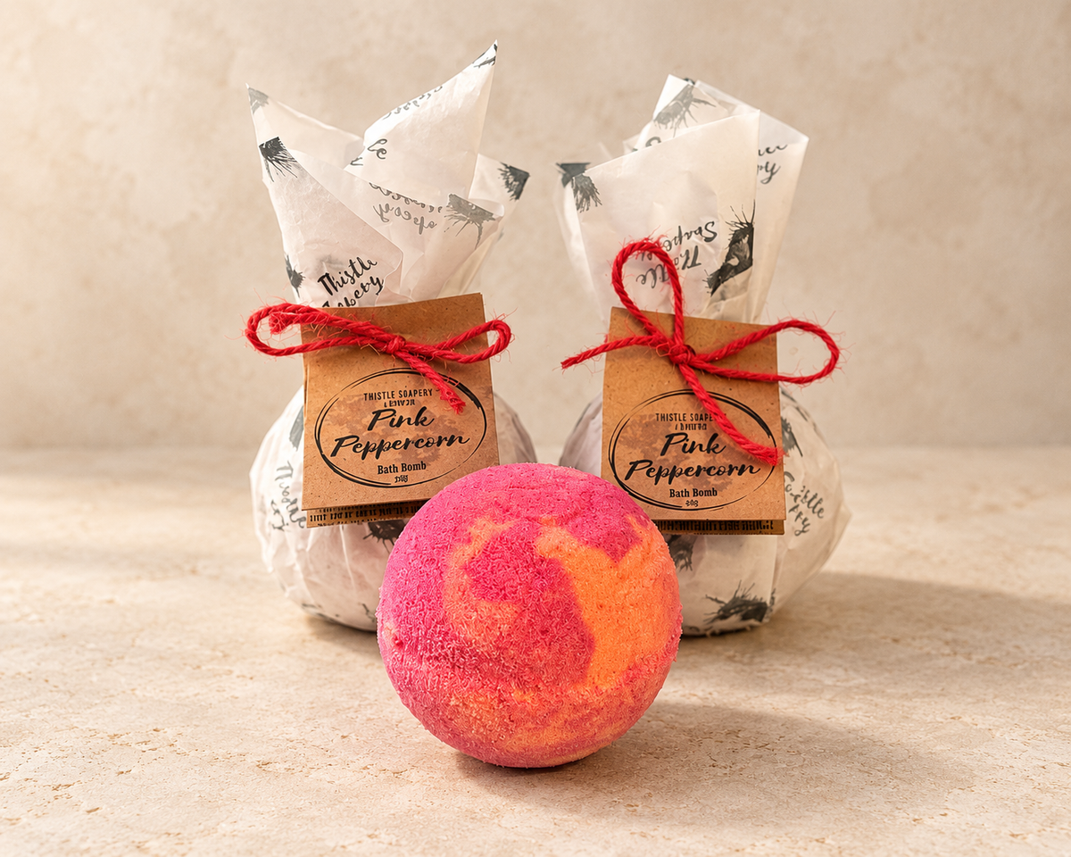 Luxury Handmade Bath Bombs • Colourful Bath Soak • With Nourishing Apricot Kernel Oil