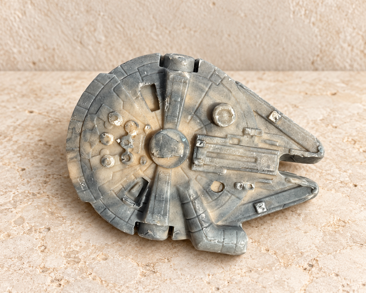 Millennium Falcon Themed Vegan Soap