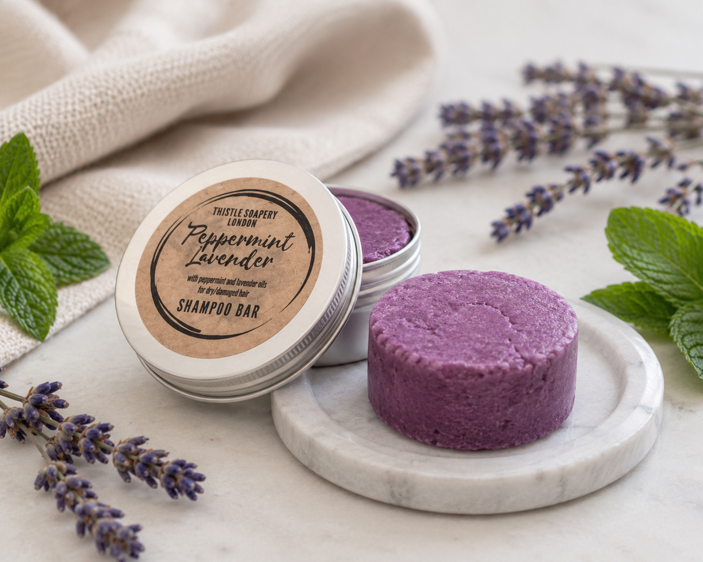 Vegan Travel Toiletry Gift Set | Mini Soaps, Shampoo Bar, Lip Balm, Sisal Scrubber & Canvas Wash Bag