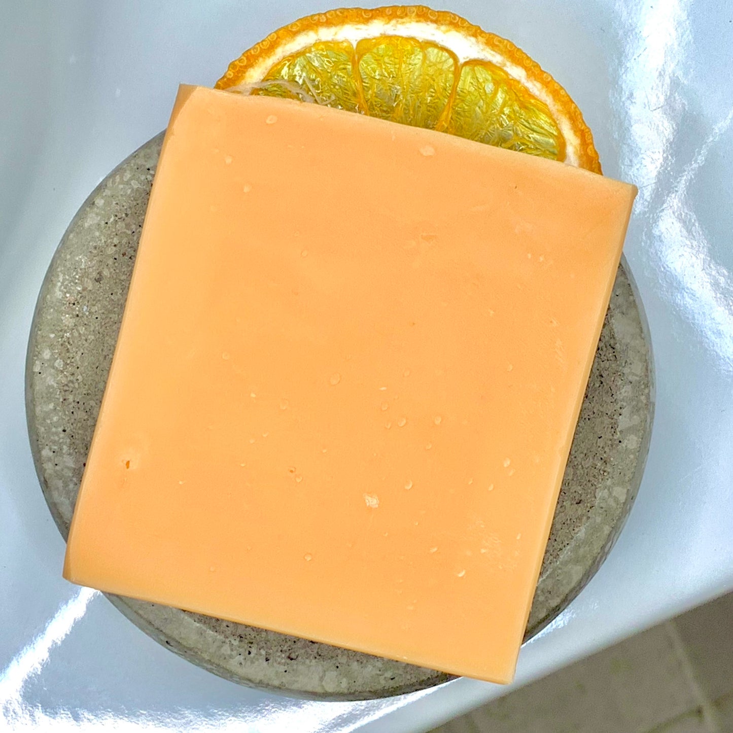 Sweet Orange & Frankincense Soap • With Sweet Almond Oil and Pure Essential Oils