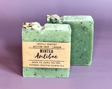 Load image into Gallery viewer, Mintea Antibac Exfoliating Soap • With Brewed Green Tea and Pure Essential Oils
