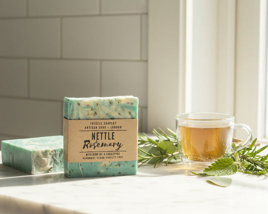 Nettle & Rosemary Soap • Hemp Seed Oil • For Problem-Prone Skin